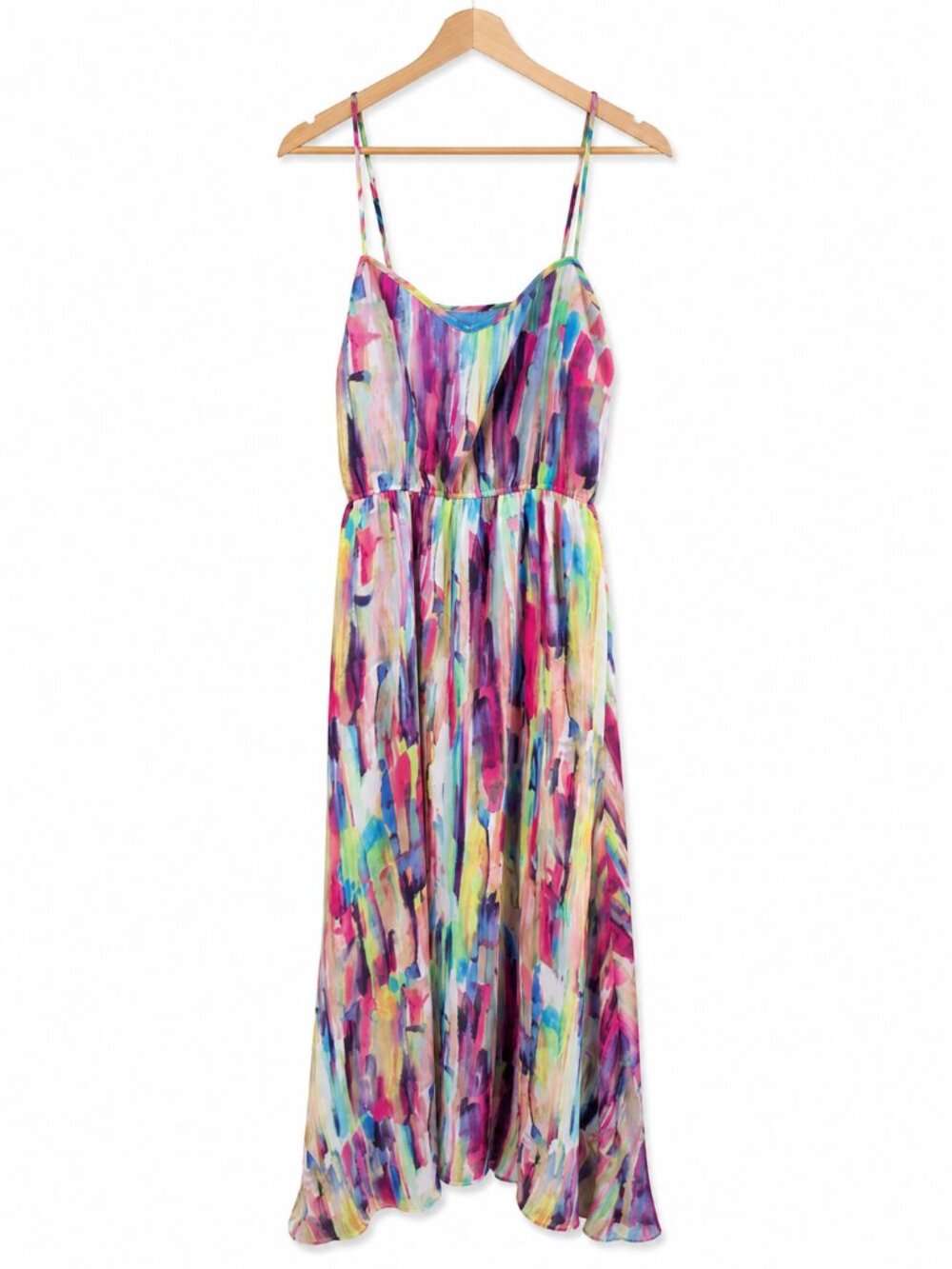 Jack by BB Dakota Watercolor Print Maxi Dress